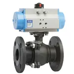 Cast Steel Spring Return ANSI 150 Flanged Fire Safe Ball Valve