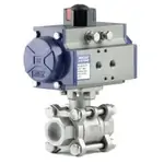 Stainless Steel Spring Return Ball Valve