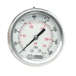 100mm Full Stainless Steel Liquid Filled Rear Entry Pressure Gauge